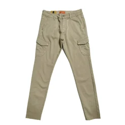 Jeans DERA en coton kaki