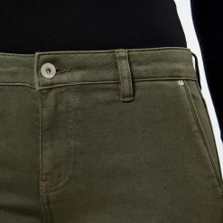 Jeans DERA kaki en coton