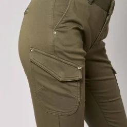 Jeans DERA kaki en coton