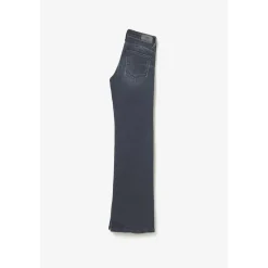 Jeans fille, Sina pulp Flare taille haute bleu-noir N°1 en coton