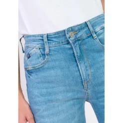 Jeans flare, très évasé PULP high flare, longueur 34 bleu en cuir Zara