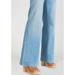 Jeans flare, très évasé PULP high flare, longueur 34 bleu en coton Nia