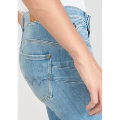 Jeans flare, très évasé PULP high flare, longueur 34 bleu en coton Nia