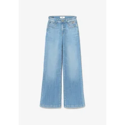 Jeans flare, très évasé PULP high flare, longueur 34 bleu en coton Nia