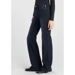 Jeans flare, très évasé PULP high flare, longueur 34 bleu en coton Ivy