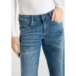 Jeans flare, très évasé wide leg , longueur 34 bleu Hana