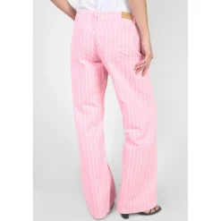 Jeans flare, très évasé wide leg , longueur 34 rose Blair