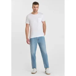 Jeans loose, large 1999, longueur 34 bleu en coton Dean