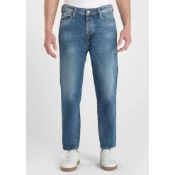 Jeans loose, large 1999, longueur 34 bleu Ebbe