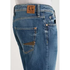 Jeans loose, large 1999, longueur 34 bleu Ebbe