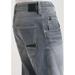 Jeans loose, large 800/60 loose , longueur 34 gris Cleo en coton