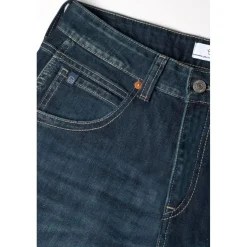 Jeans loose, large 400/60, 7/8ème bleu Tia