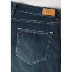 Jeans loose, large 400/60, 7/8ème bleu Tia