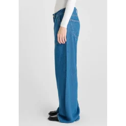 Jeans loose, large VICTORIA, longueur 34 bleu Kali