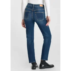 Jeans mom , 7/8ème bleu Isa