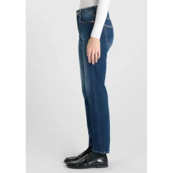 Jeans mom , 7/8ème bleu Isa