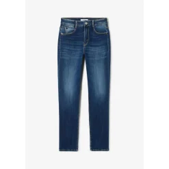 Jeans mom , 7/8ème bleu Isa