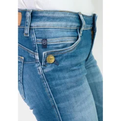 Jeans push-up regular, droit PULP, longueur 34 bleu Faye