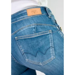 Jeans push-up regular, droit PULP, longueur 34 bleu Faye