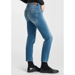 Jeans push-up regular, droit taille haute PULP, 7/8ème bleu Skye