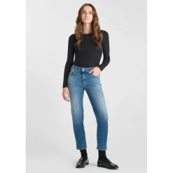 Jeans push-up regular, droit taille haute PULP, 7/8ème bleu Skye