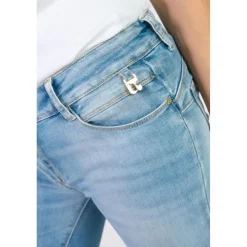 Jeans push-up slim PULP, longueur 34 bleu en coton Mae