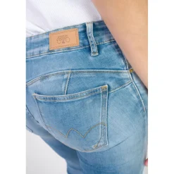 Jeans push-up slim PULP, longueur 34 bleu en coton Mae