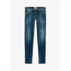 Jeans push-up slim PULP, longueur 34 bleu en coton Hattie
