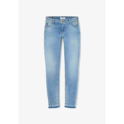 Jeans push-up slim PULP, 7/8ème bleu Jade