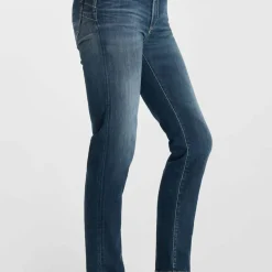 Jeans push-up slim taille haute PULP, 7/8ème bleu Trix