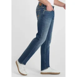 Jeans regular, droit 800/12, longueur 34 bleu Seth