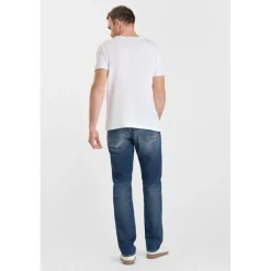 Jeans regular, droit 800/12, longueur 34 bleu Seth
