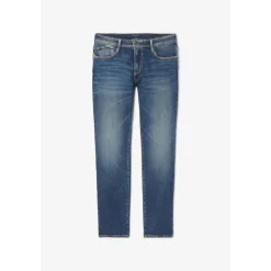 Jeans regular, droit 800/12, longueur 34 bleu Seth