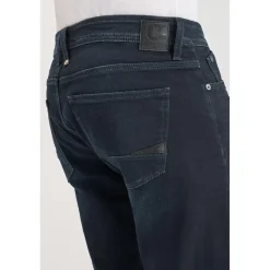 Jeans regular, droit 800/12, longueur 34 bleu en coton Xan