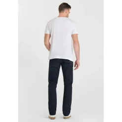 Jeans regular, droit 800/12, longueur 34 bleu en coton Xan