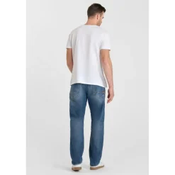 Jeans regular, droit 800/60 loose , longueur 34 bleu Seth