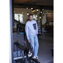 Jeans regular, droit 700/20 regular, longueur 34 bleu en coton Levi