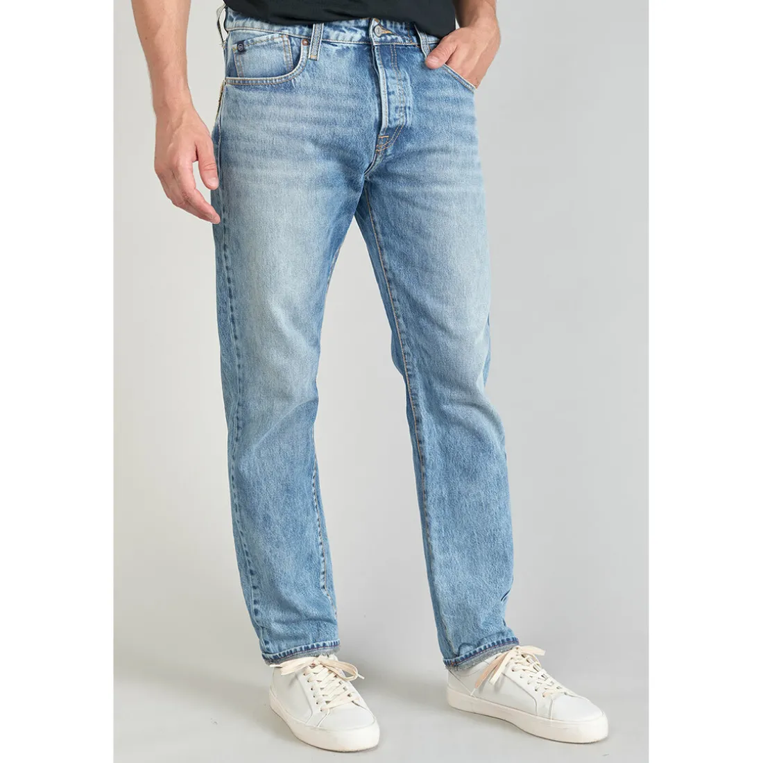 Jeans regular, droit 700/20 regular, longueur 34 bleu en coton Levi