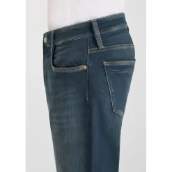 Jeans regular, droit jogg 800/12 regular , longueur 34 bleu en coton Gary