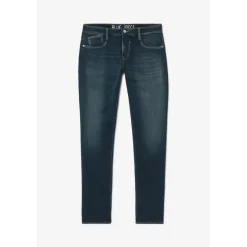 Jeans regular, droit jogg 800/12 regular , longueur 34 bleu en coton Gary
