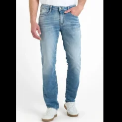 Jeans regular, droit jogg 800/12 regular , longueur 34 bleu Moe