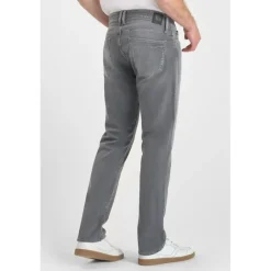 Jeans regular, droit jogg 800/12 regular , longueur 34 gris en coton Matt