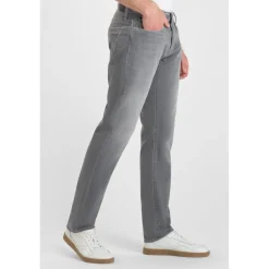 Jeans regular, droit jogg 800/12 regular , longueur 34 gris en coton Matt