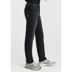 Jeans regular droit, longueur 34 noir Mattia en coton Tom