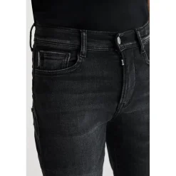Jeans regular droit, longueur 34 noir Mattia en coton Tom