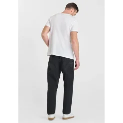Jeans regular, droit loose, longueur 34 noir en coton Glen