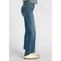 Jeans regular, droit pulp slim taille haute, longueur 34 bleu Zoe
