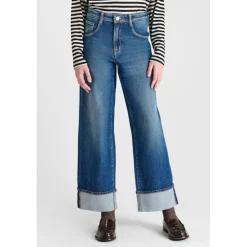 Jeans regular, droit REVERS, longueur 34 bleu Lina