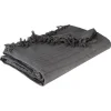 Jeté de lit en coton 160x220 - gris