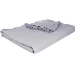 Jeté de lit gris clair 230X250